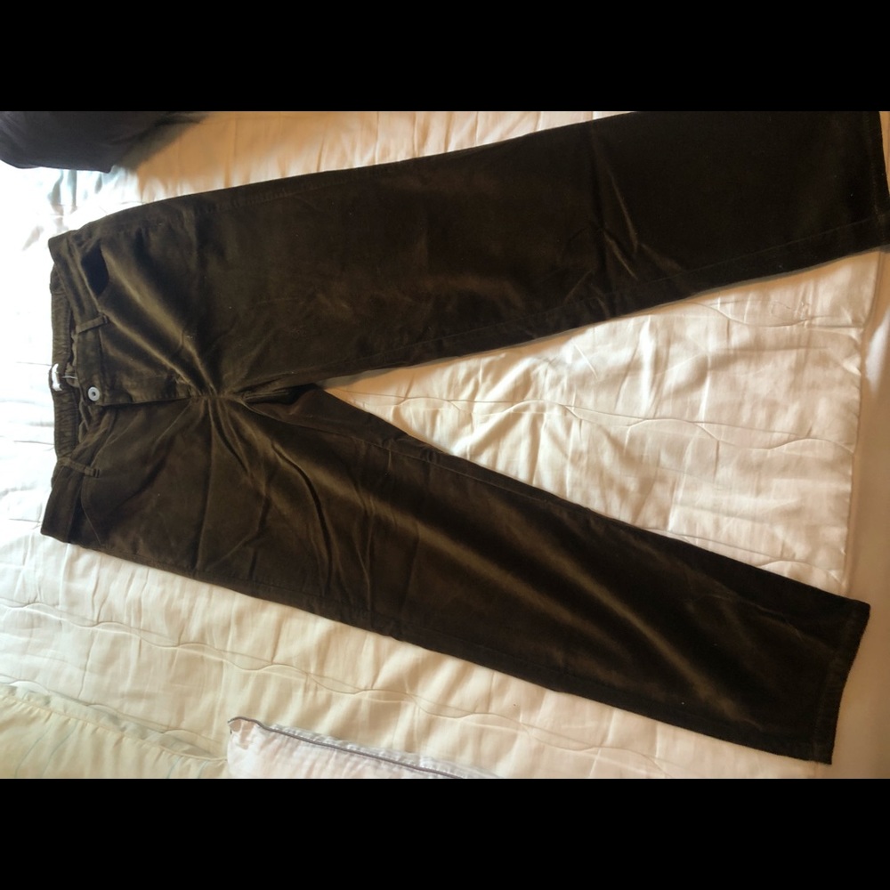 JJill Velveteen-Stretch High-Rise Jeans